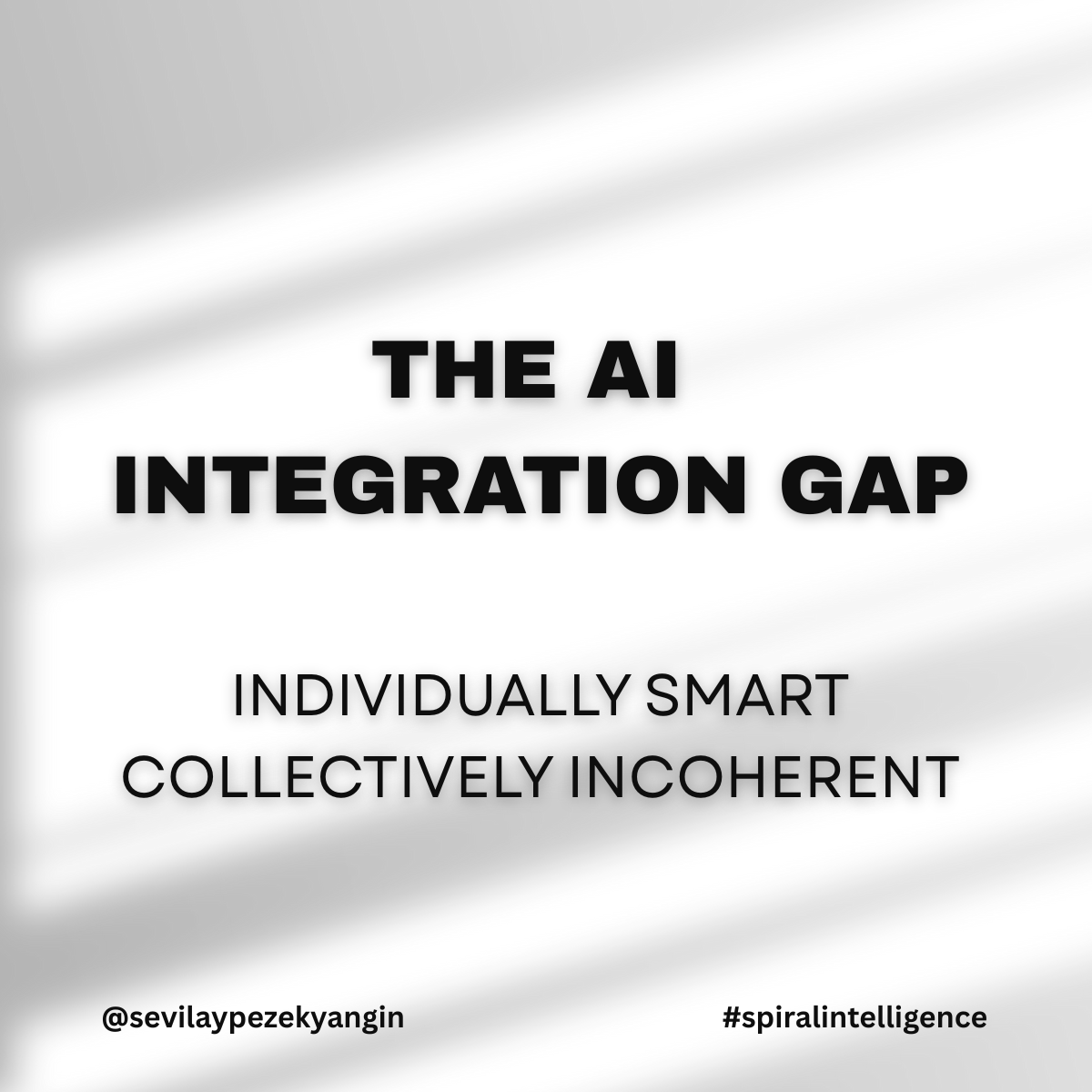 the AI integration gap